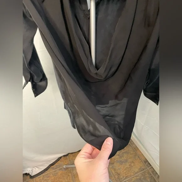 Alice + Olivia AIR black blouse size 4 - Picture 5 of 10